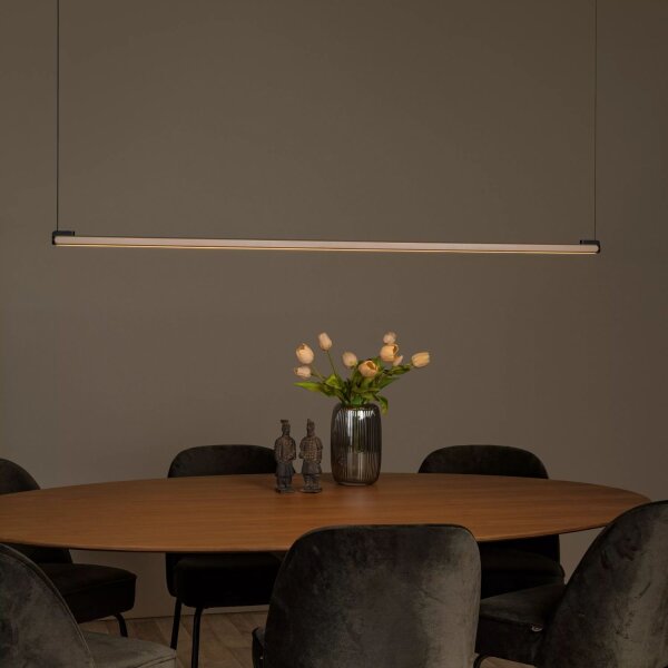 LED Hängelampe Kaffeebraun dimmbar 150 cm 2700-4000 K