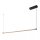 LED Hängelampe Kaffeebraun dimmbar 150 cm 2700-4000 K