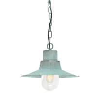 Lampe dextérieur suspendue en laiton Vert antique...