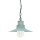 Au&szlig;enlampe H&auml;ngend aus Messing Gr&uuml;n antik Maritim