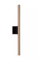 LED Wandlampe Metall Kaffeebraun Schwarz IP54 indirekt