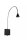 LED Wandlampe Schwarz Chrom verstellbar 4000 K Schalter