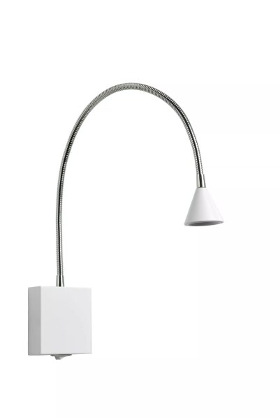 LED Wandlampe Weiß Chrom verstellbar 4000 K Schalter