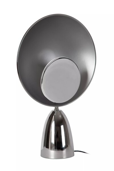 LED Tischlampe Stahl in Chrom 40 cm 2100 K indirekt