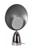 LED Tischlampe Stahl in Chrom 40 cm 2100 K indirekt