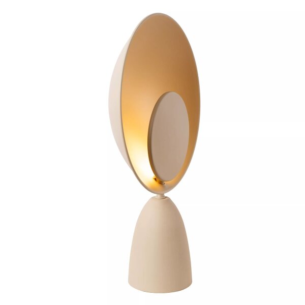 LED Tischlampe Stahl Taupe 40 cm 2100 K indirekt