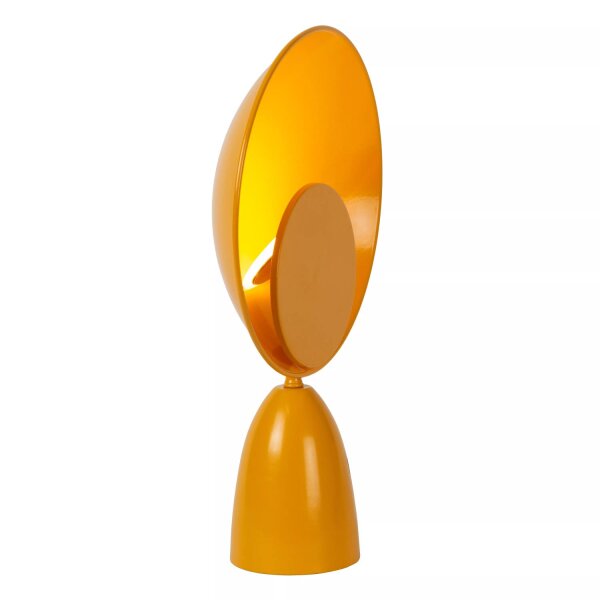 LED Tischlampe Metall Ockergelb 40 cm 2100 K indirekt