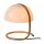 Tischleuchte Metall Glas Gold Weiß 25 cm E27 blendarm