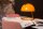 Tischleuchte Metall Glas Gold Orange 25 cm E27 blendarm