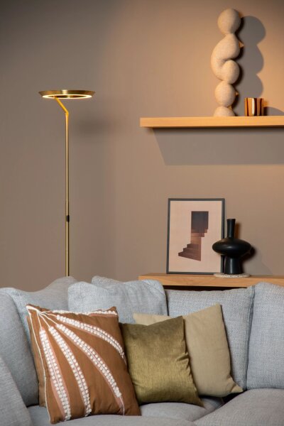 LED Stehlampe Touch Metall Gold 174 cm 2700 K dimmbar