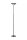 LED Stehlampe Touch Schwarz 174 cm 21 W 2700 K dimmbar