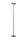 LED Stehlampe Touch Schwarz 174 cm 21 W 2700 K dimmbar