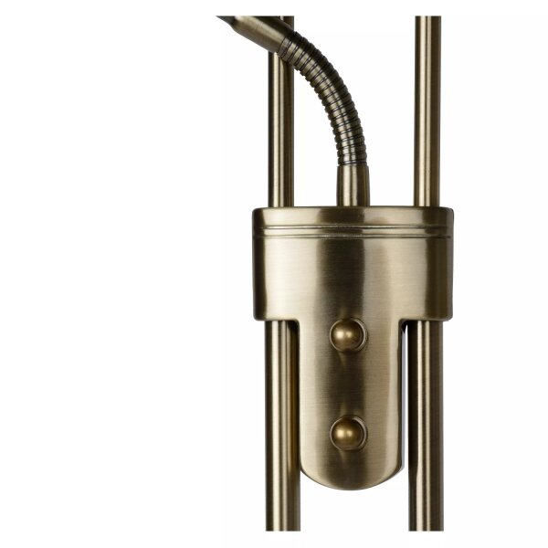 LED Deckenfluter Metall Bronze 180 cm Leselicht 3000 K