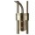 LED Deckenfluter Metall Bronze 180 cm Leselicht 3000 K