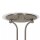 LED Deckenfluter Metall Chrom 180 cm Leselicht 3000 K