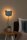 LED Wandlampe Touch Blau Kabel H:20 cm 2700 K dimmbar