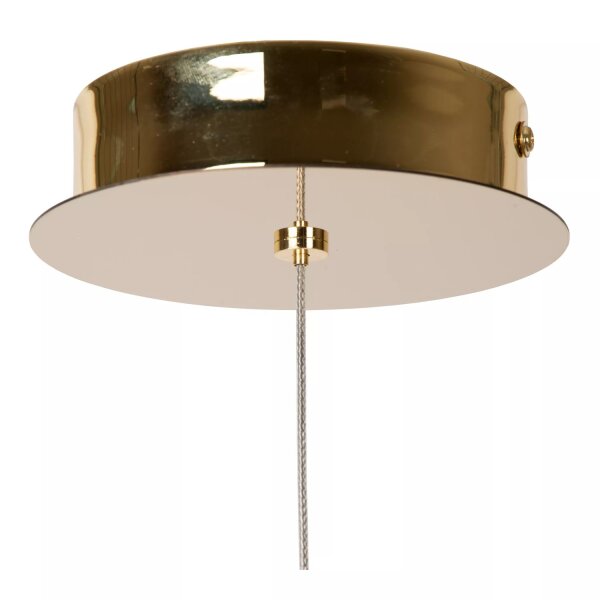 LED Pendelleuchte Vintage Metall Gold Ø14 cm 6 W 2700 K