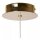 LED Pendelleuchte Vintage Metall Gold Ø14 cm 6 W 2700 K