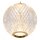 LED Pendelleuchte Vintage Metall Gold B:25 cm 2700 K