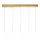 LED Hängelampe Vintage Metall Gold 84 cm 5-flmg 2700 K