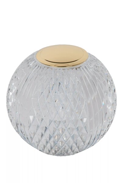 LED Akku Tischlampe dimmbar Gold 8,7 cm 3 h 2700 K