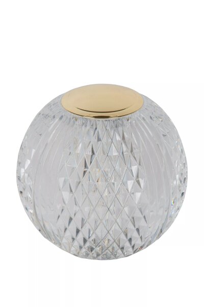 LED Akku Tischlampe dimmbar Gold 10,5 cm 3 h 3000 K