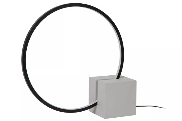LED Tischlampe dimmbar Grau Schwarz 32 cm 3000 K 6 W