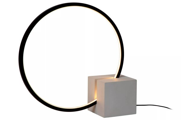 LED Tischlampe dimmbar Grau Schwarz 32 cm 3000 K 6 W