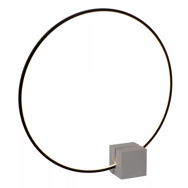 LED Tischlampe dimmbar Grau Schwarz 83 cm 3000 K