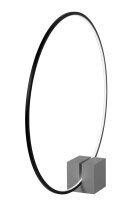 LED Tischlampe dimmbar Grau Schwarz 83 cm 3000 K