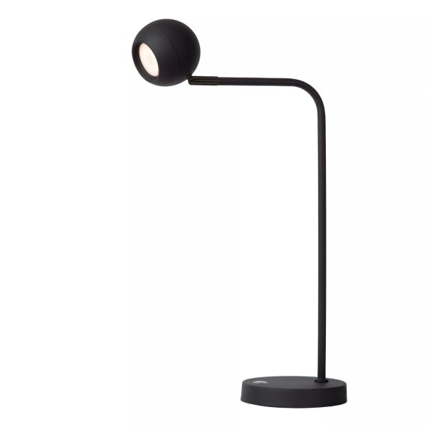 LED Akku Tischlampe Schwarz flexibel 49 cm 8 h 2700 K