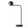 LED Akku Tischlampe Schwarz flexibel 49 cm 8 h 2700 K