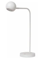 LED Akku Tischlampe Weiß flexibel 49 cm 8 h 2700 K