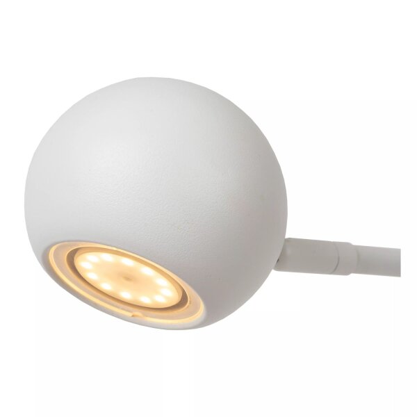 LED Akku Stehleuchte Weiß 138 cm 8 h 2700 K dimmbar