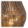 Gemütliche Tischlampe Papier Grau 33,5 cm E27 Modern