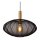Moderne Hängelampe Schwarz Gold Ø50 cm E27 gemütlich