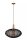 Moderne Hängelampe Schwarz Gold Ø50 cm E27 gemütlich