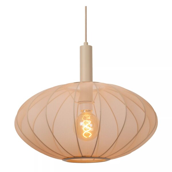 Moderne Hängelampe Beige Ø50 cm rund E27 gemütlich