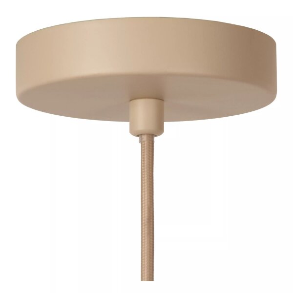 Moderne Hängelampe Beige Ø50 cm rund E27 gemütlich
