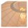Wohnliche Tischleuchte Beige 21,5 cm klein E27 blendarm
