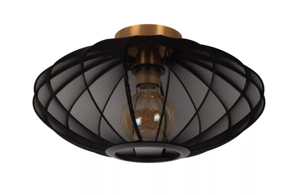 Blendarme Deckenleuchte Schwarz Gold Ø40 cm E27 Modern