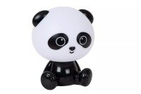 LED Tischlampe Schwarz Weiß Panda 3 W Schalter dimmbar