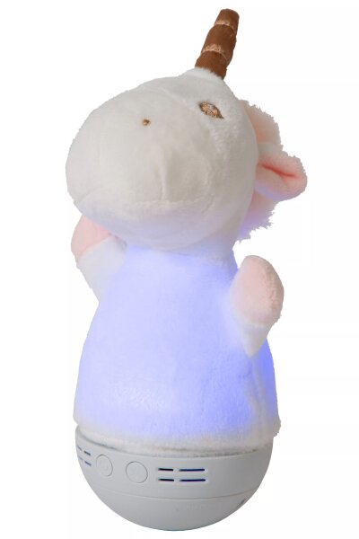 LED Kinderlampe Einhorn 18 cm 2700 K Musik Batterien