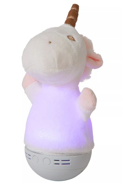 LED Kinderlampe Einhorn 18 cm 2700 K Musik Batterien