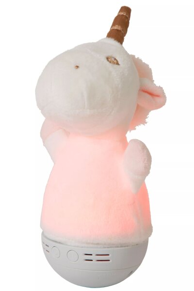 LED Kinderlampe Einhorn 18 cm 2700 K Musik Batterien