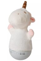 LED Kinderlampe Einhorn 18 cm 2700 K Musik Batterien