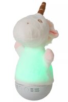 LED Kinderlampe Einhorn 18 cm 2700 K Musik Batterien