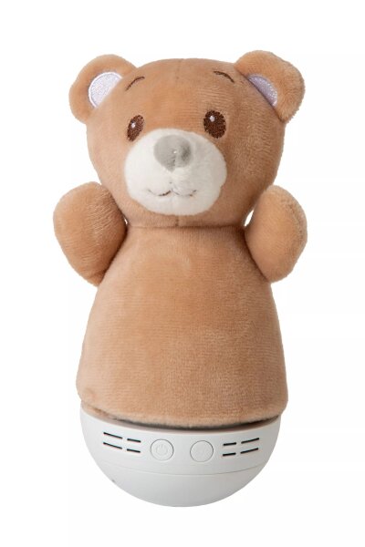 LED Kinderlampe Bär Braun 18 cm 2700 K Musik Batterien