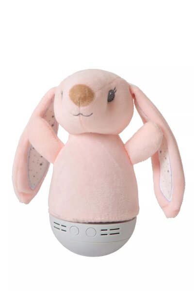 LED Kinderlampe Häschen Pink 2700 K Musik Batterien