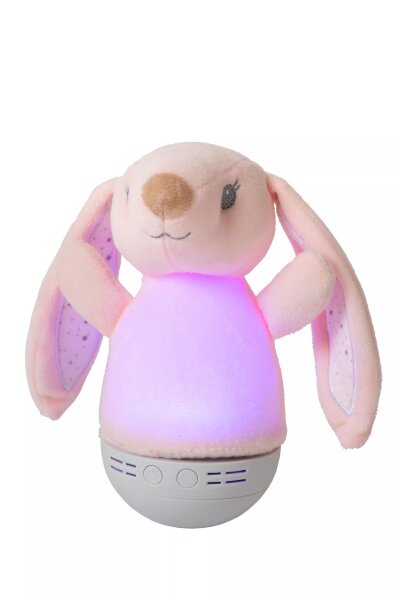 LED Kinderlampe Häschen Pink 2700 K Musik Batterien